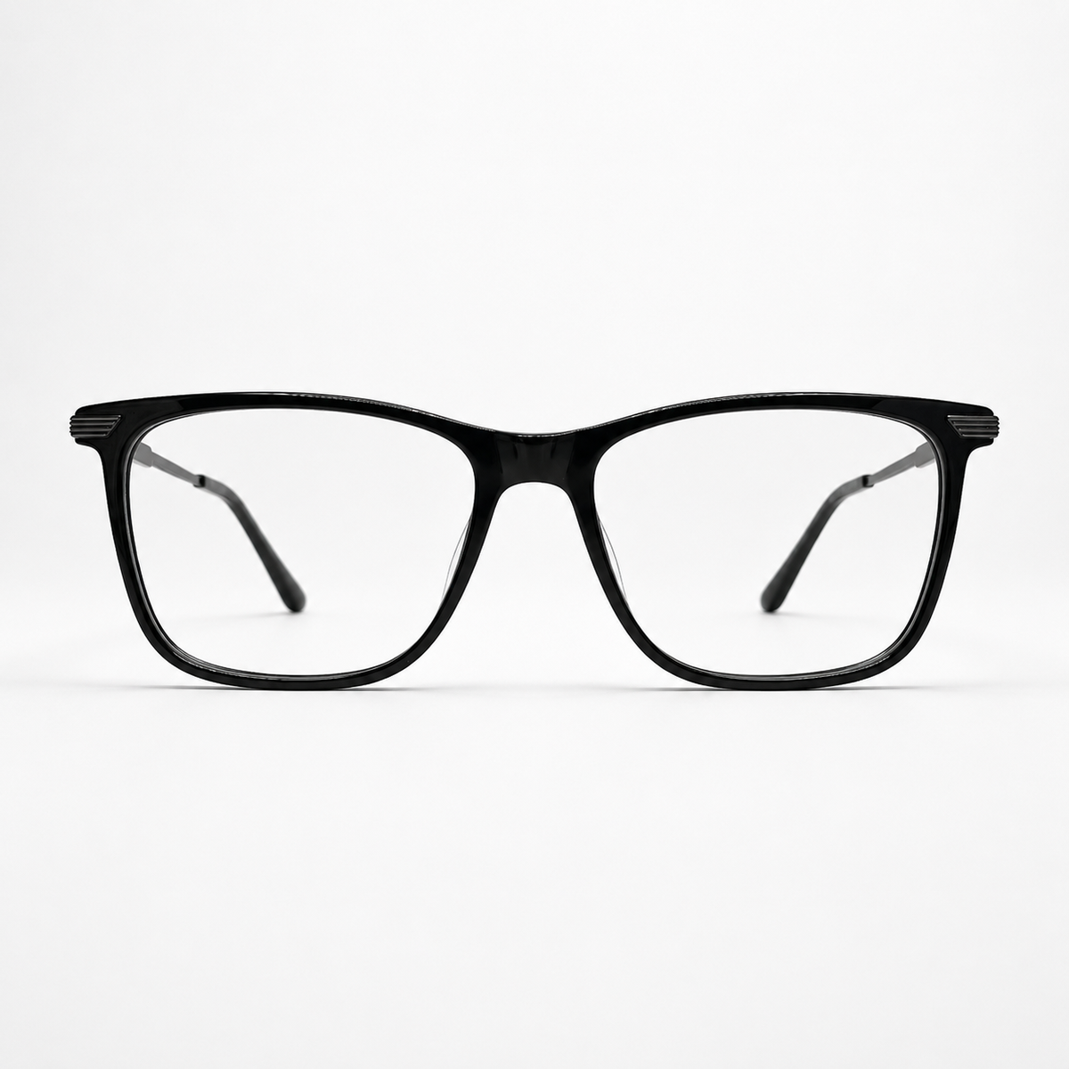 Ochelari de vedere Axel Negru, ramă unisex dreptunghiulară