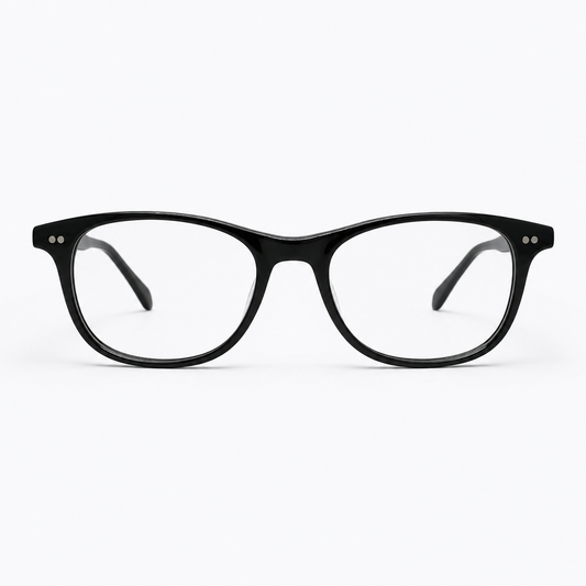 Ochelari de vedere Ciro Negru, ramă unisex dreptunghiulară