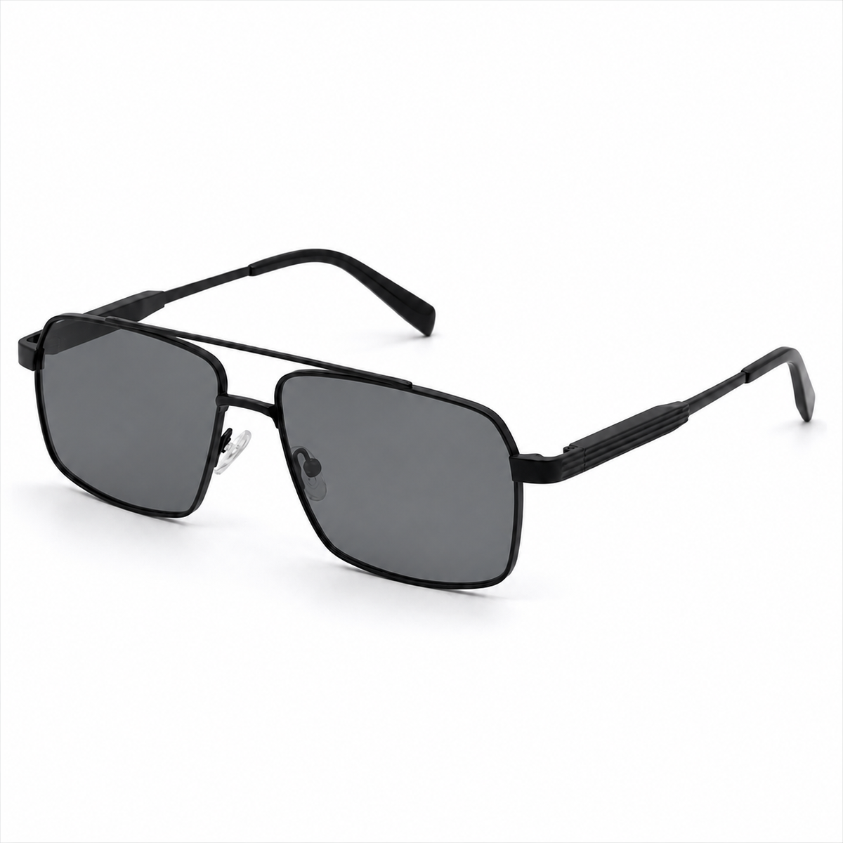 Kai Negru mat, ochelari de soare cu dioptrii cu formă aviator