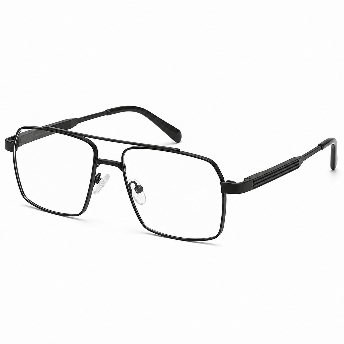 Kai Negru mat, ochelari de vedere cu formă aviator