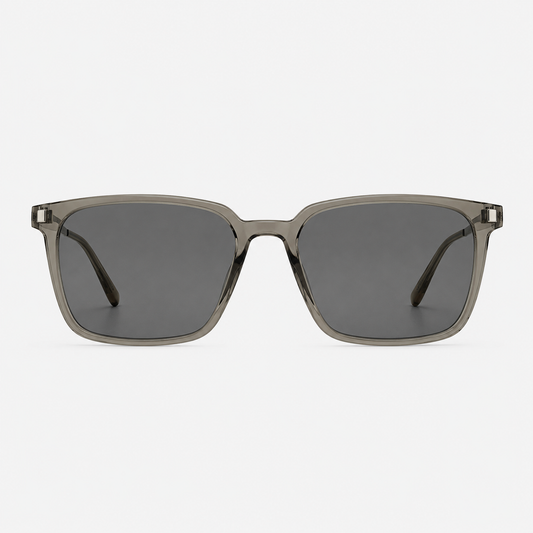 Ochelari de soare cu dioptrii Lior gri translucid, lentile gri